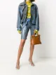 Image 2 of Ottolinger double collar asymmetric denim jacket