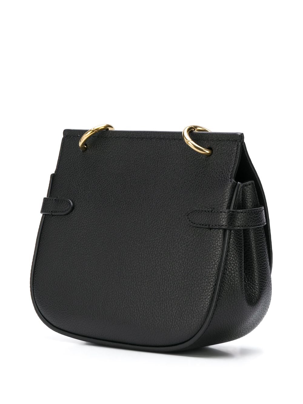 Shop Mulberry Small Amberly Satchel Bag In Black