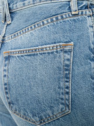 Grace frayed wide-leg jeans展示图