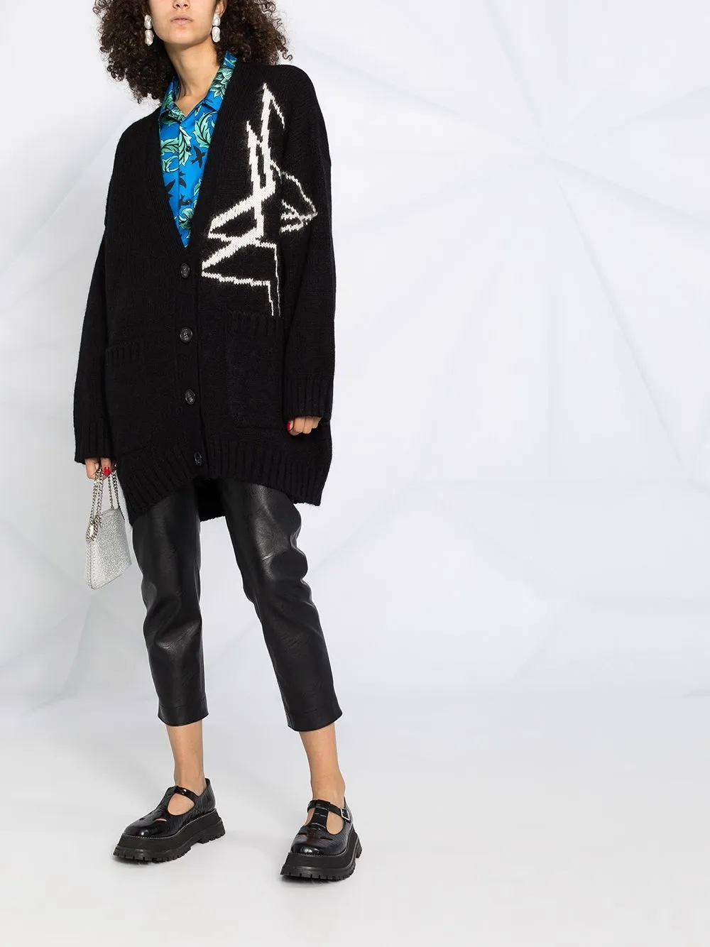 Nº21 Intarsia-Star Cardigan | Knitted Sweaters | Image 2