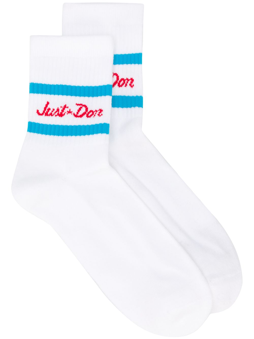 фото Just don ribbed logo socks