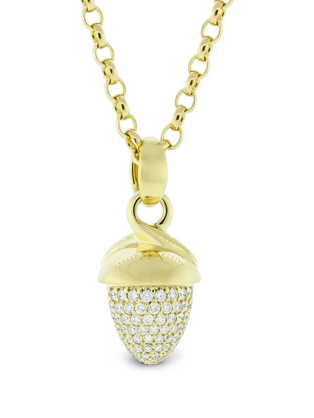 TAMARA COMOLLI Diamond Pave Mikado Bouquet Pendant - Oro