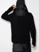Moncler Grenoble padded contrast-sleeve jacket