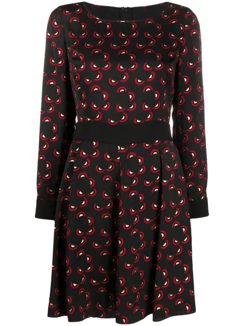 Emporio Armani geometric print short dress