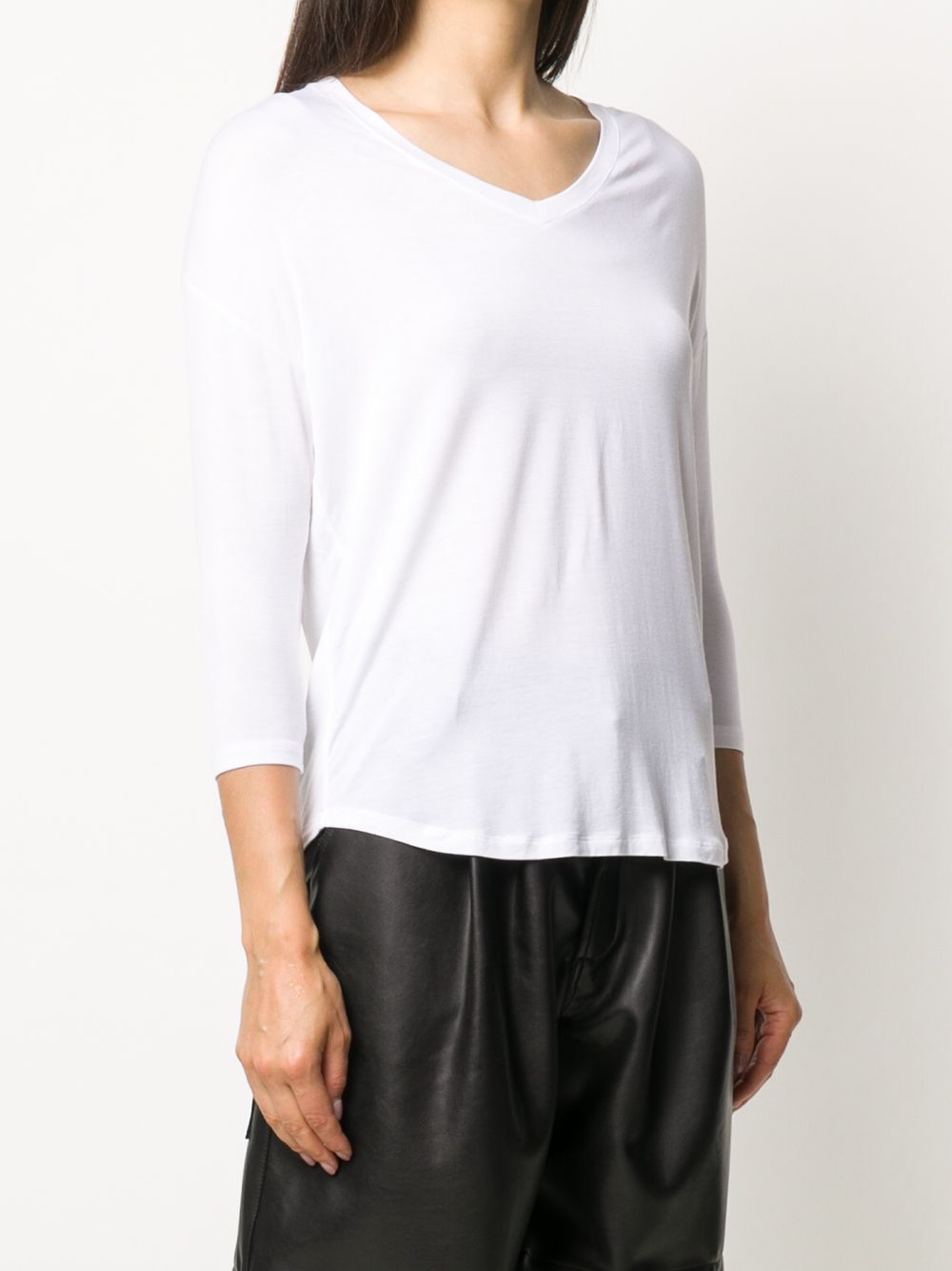 фото Majestic filatures knitted round neck top