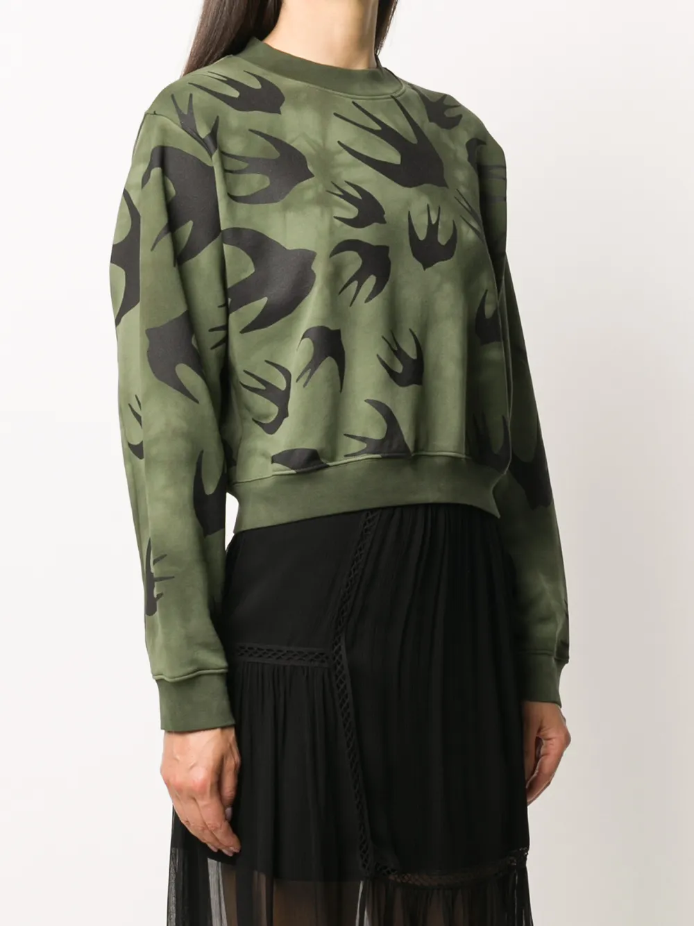 alexander mcqueen swallow sweater