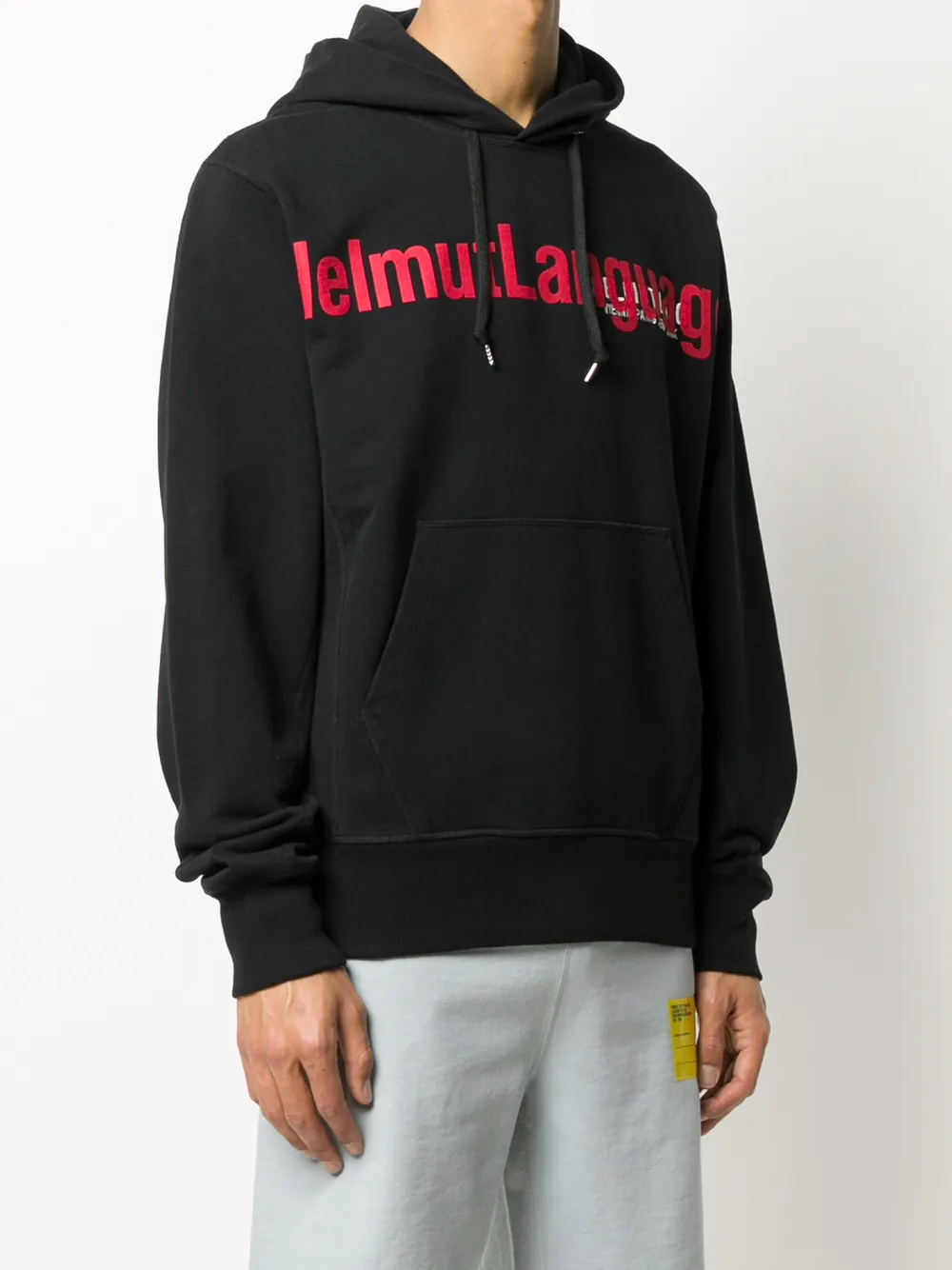 helmut language hoodie