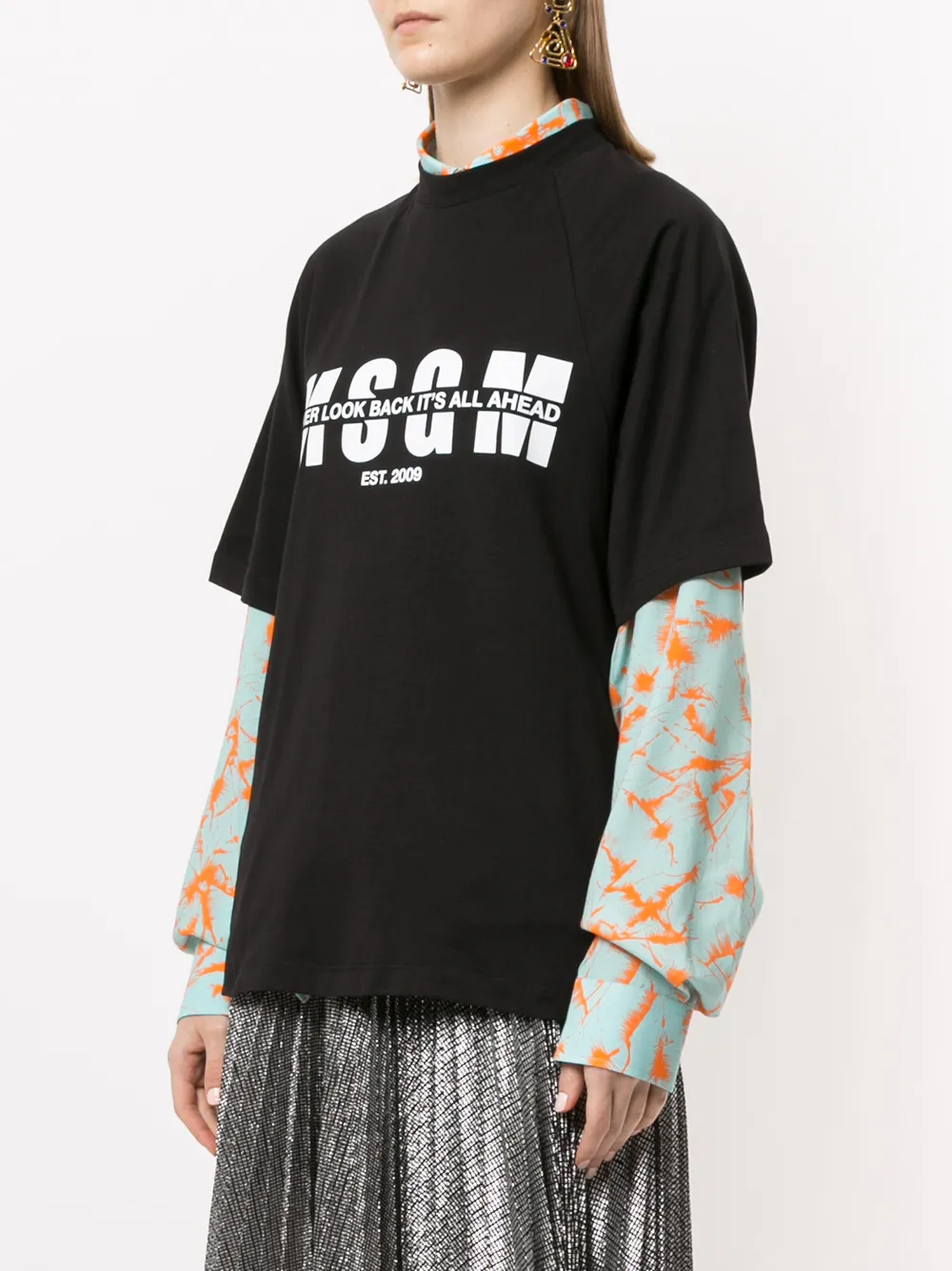 фото Msgm футболка с логотипом