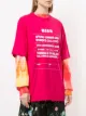 MSGM runway invite-print oversized T-shirt