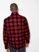 Moncler Grenoble check print quilted shirt jacket