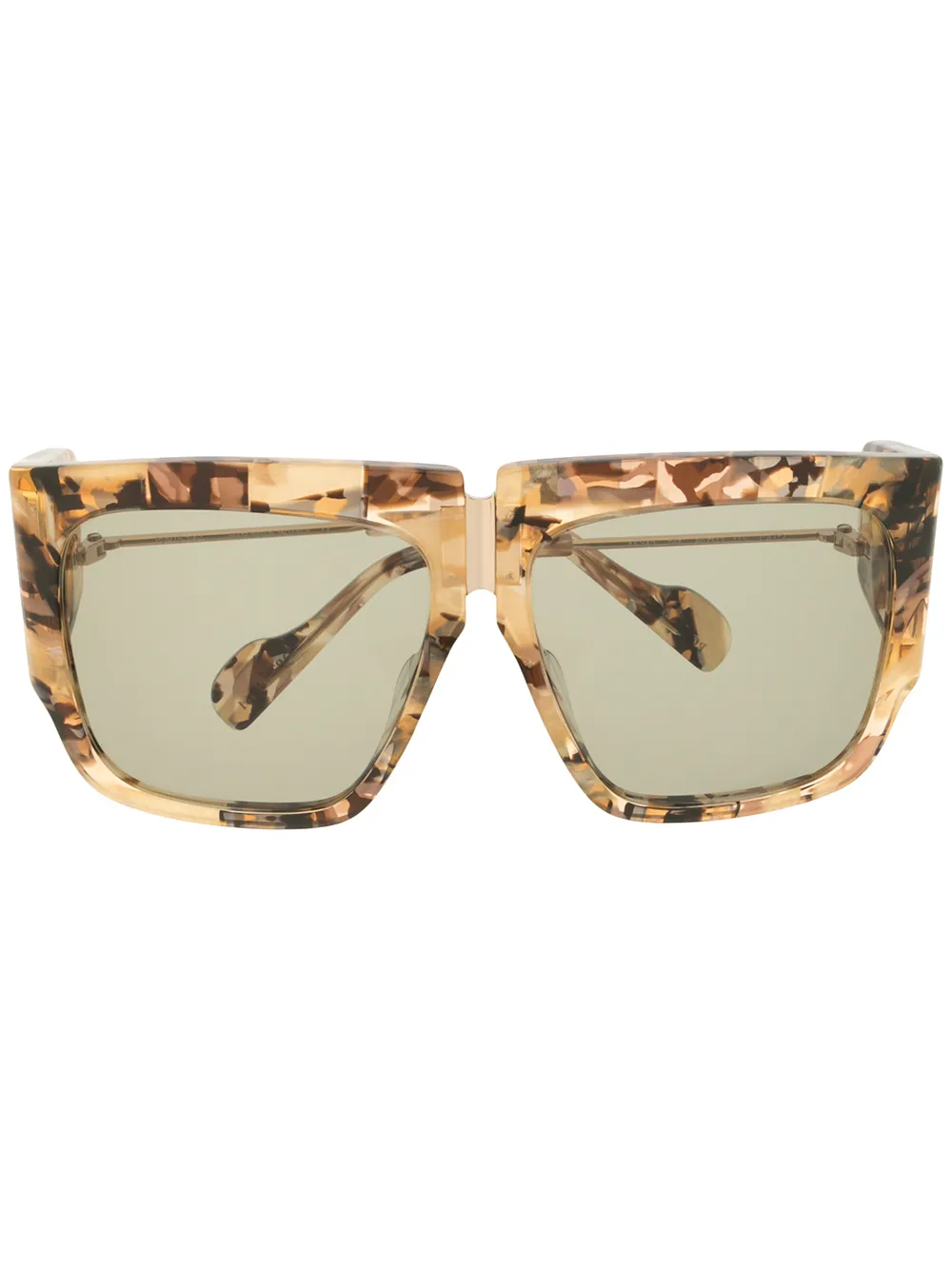 Ports 1961 солнцезащитные очки в квадратной оправе черепаховой расцветки