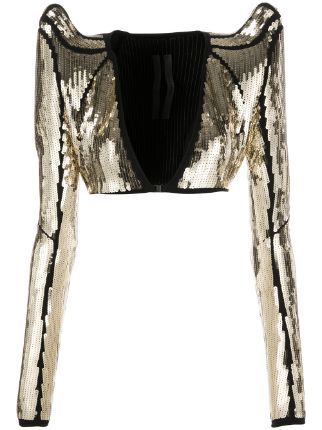 rick owens sequin jacket