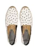 Saint Laurent Gepunktete Espadrilles mit Logo