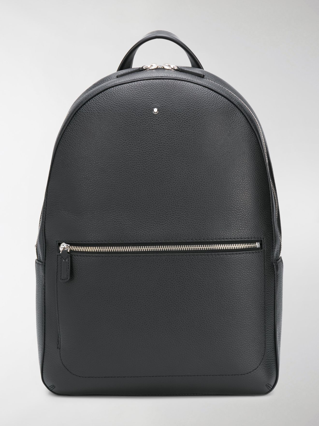 Montblanc leather backpack black | MODES