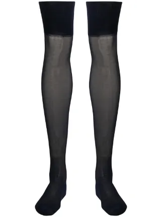 Prada semi-sheer knee-length Stockings 