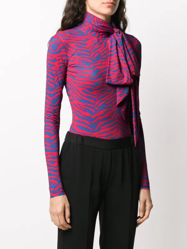 トップス Maison Margiela 6 Zebra Body Suit MM6 Maison Margiela - Zebra Bodysuit | HBX - Globally
