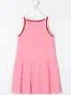 Image 2 of Gucci Kids contrasting-trim pleated dress