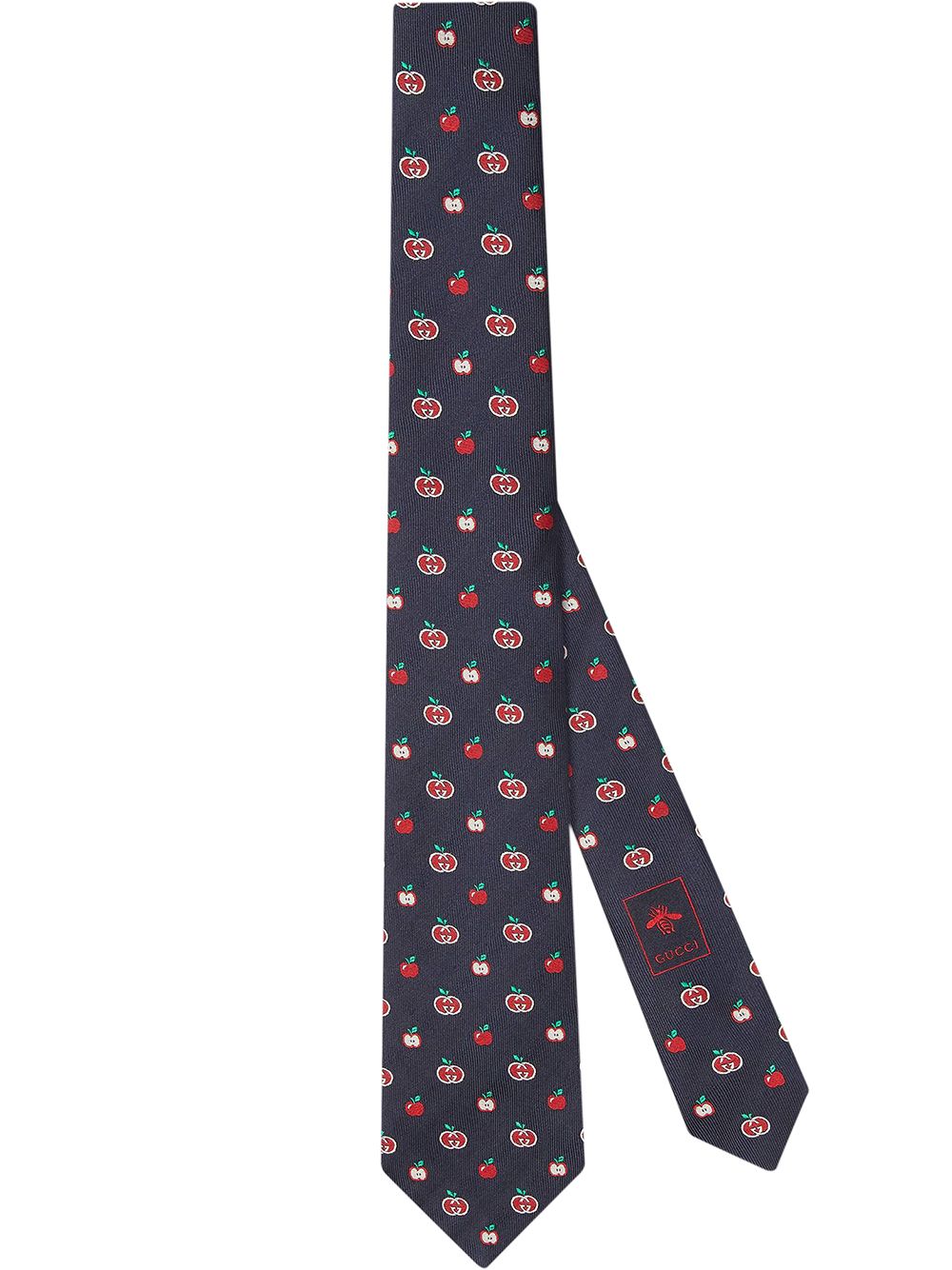 GUCCI GG APPLE JACQUARD TIE