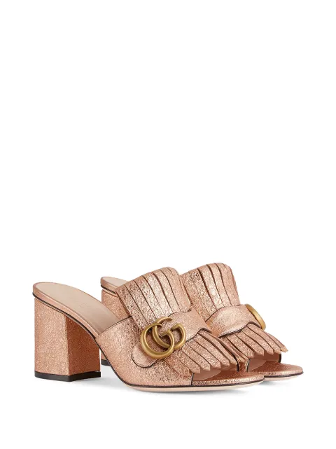 Gucci Metallic Muiltjes - Farfetch