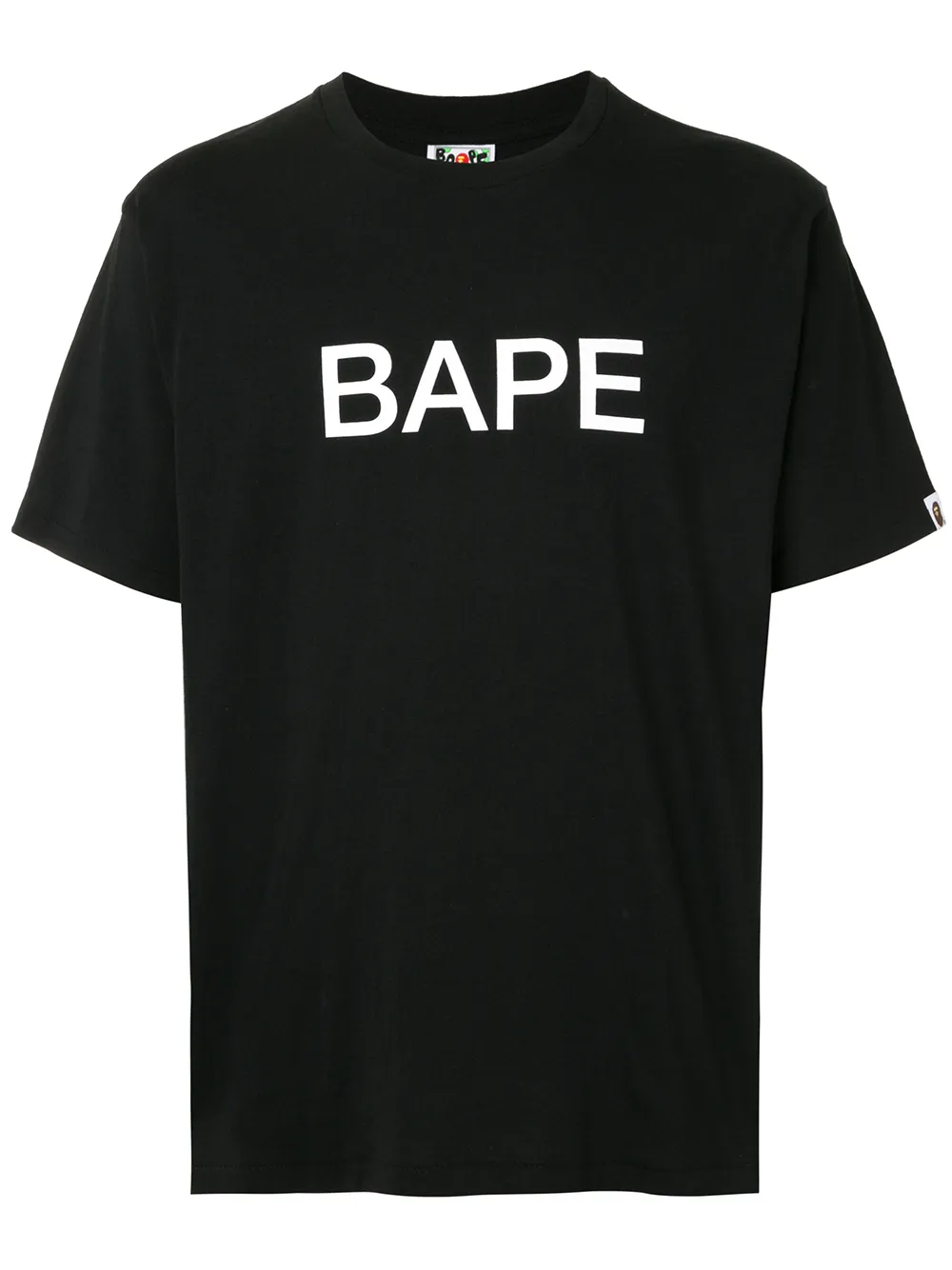 Bape Graphic Logo-print T-shirt In Black