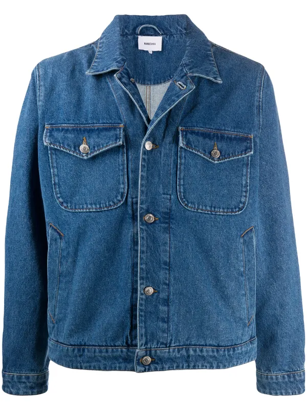 nanushka denim jacket