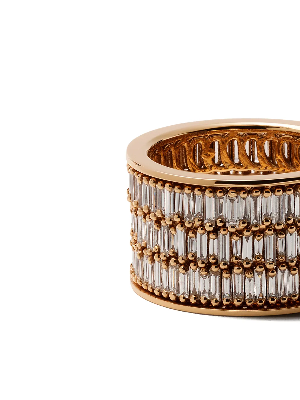 Suzanne Kalan 18kt Rose Gold Pavé Ring In Rose Gold 240 Cts Diamonds