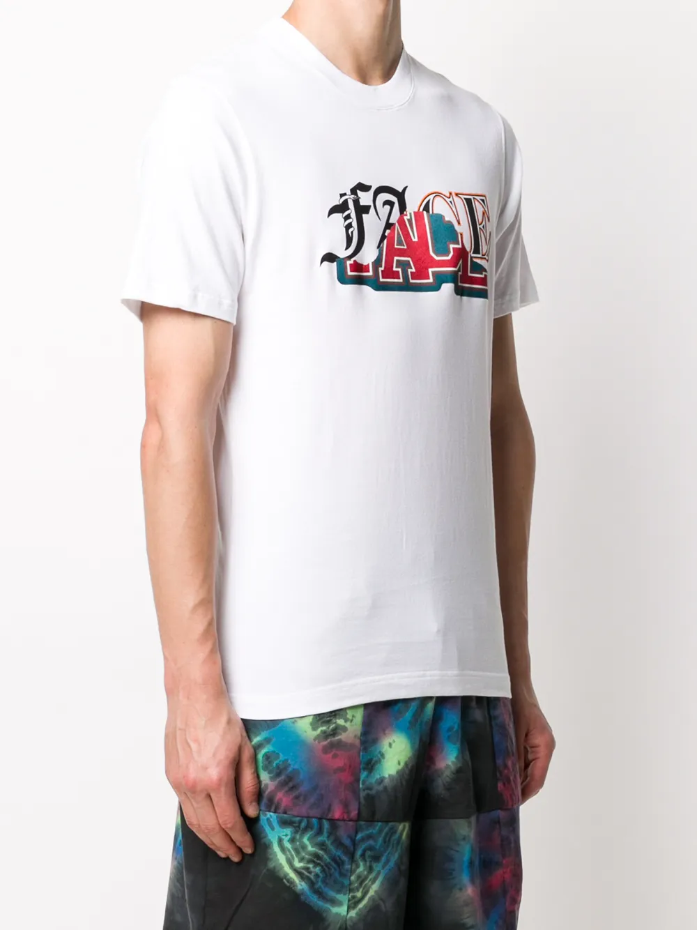 Facetasm T-shirt met logo Wit