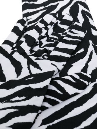 zebra-pattern longline gloves展示图