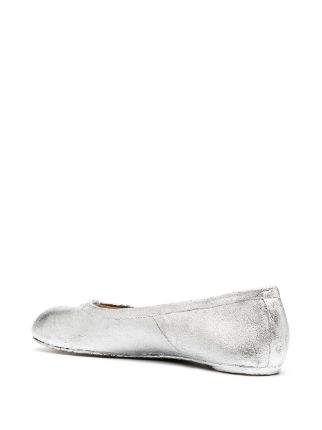 metallic tabi ballet shoes展示图