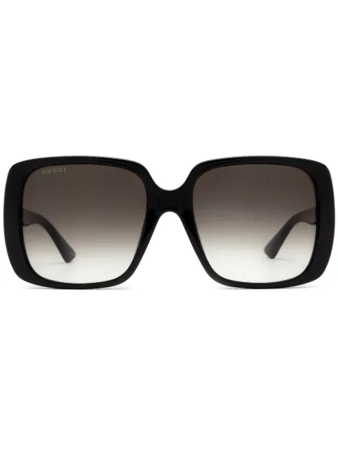 Gucci Eyewear Double G 方框太阳眼镜