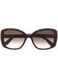 Gucci Eyewear Double G square-frame sunglasses - Brown