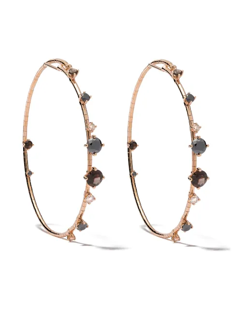 Mattia Cielo 18kt Rotgoldohrringe mit Diamanten