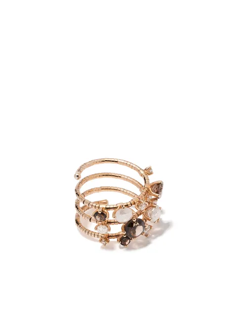 Mattia Cielo 18kt Rotgoldring mit Diamanten