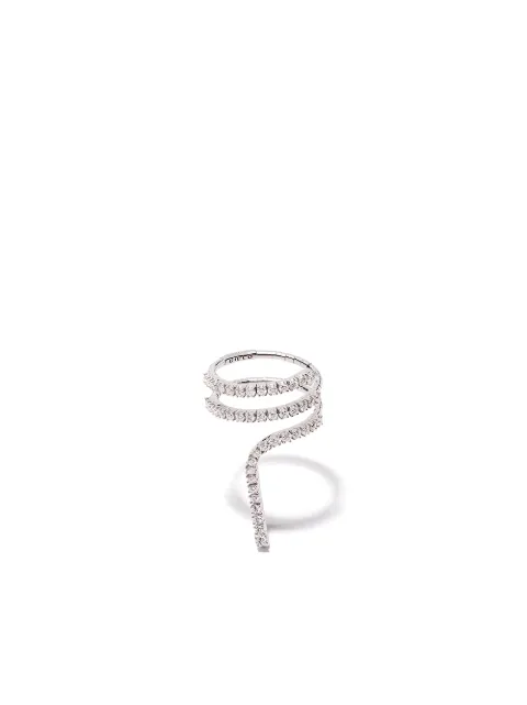 Mattia Cielo 18kt Weißgoldring mit Diamanten