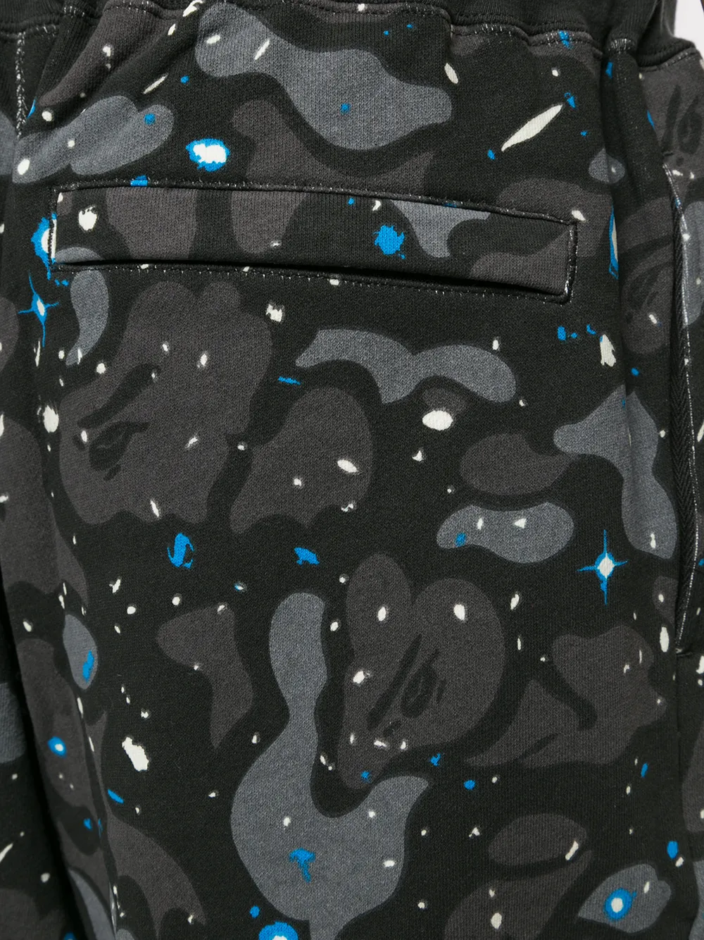 A BATHING APE Space Camo Track Shorts Farfetch