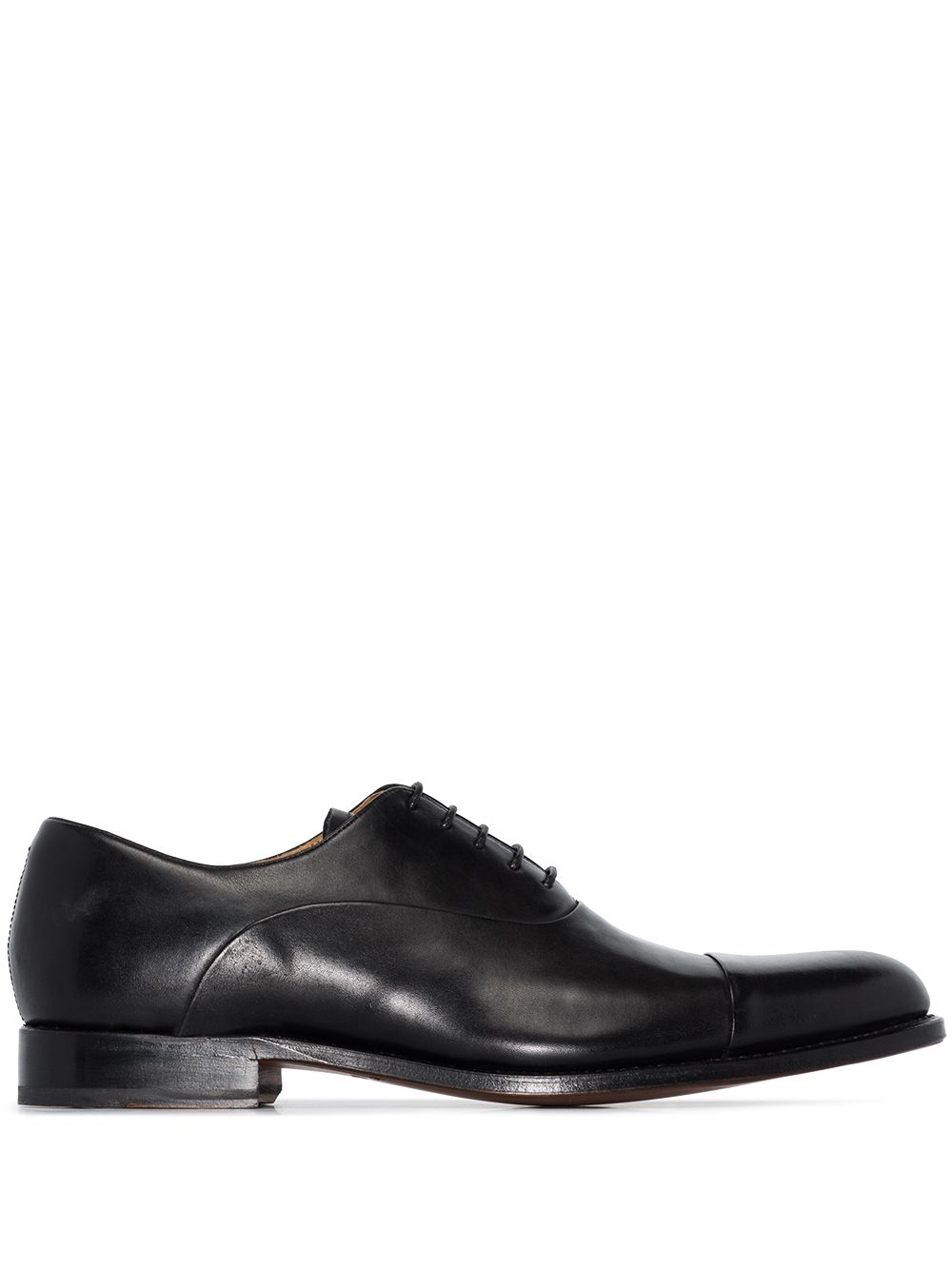 фото Grenson bert leather oxford shoes