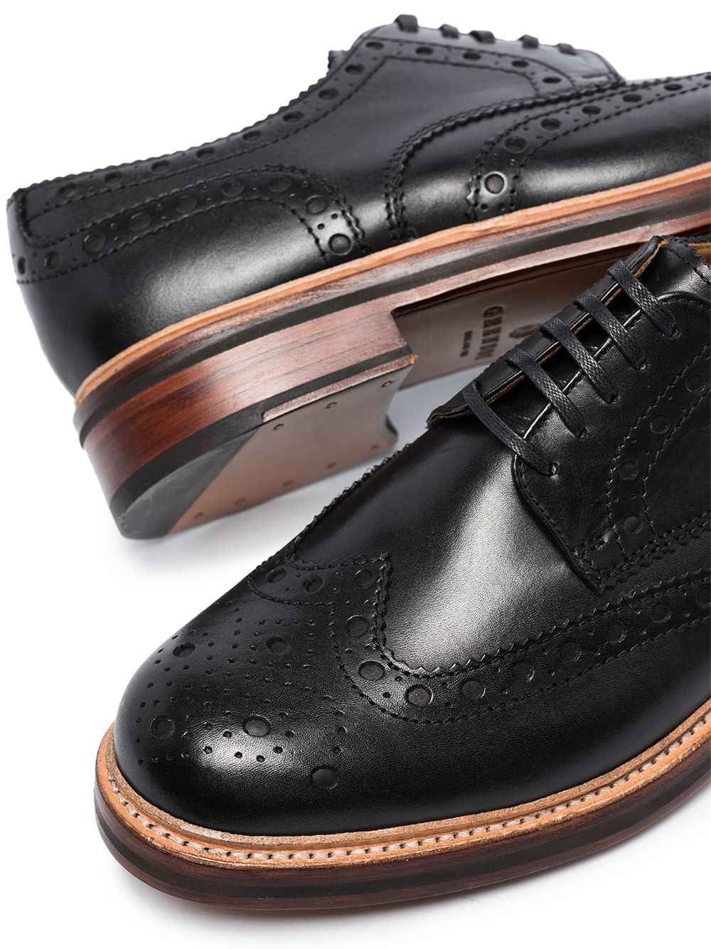 фото Grenson archie leather brogues