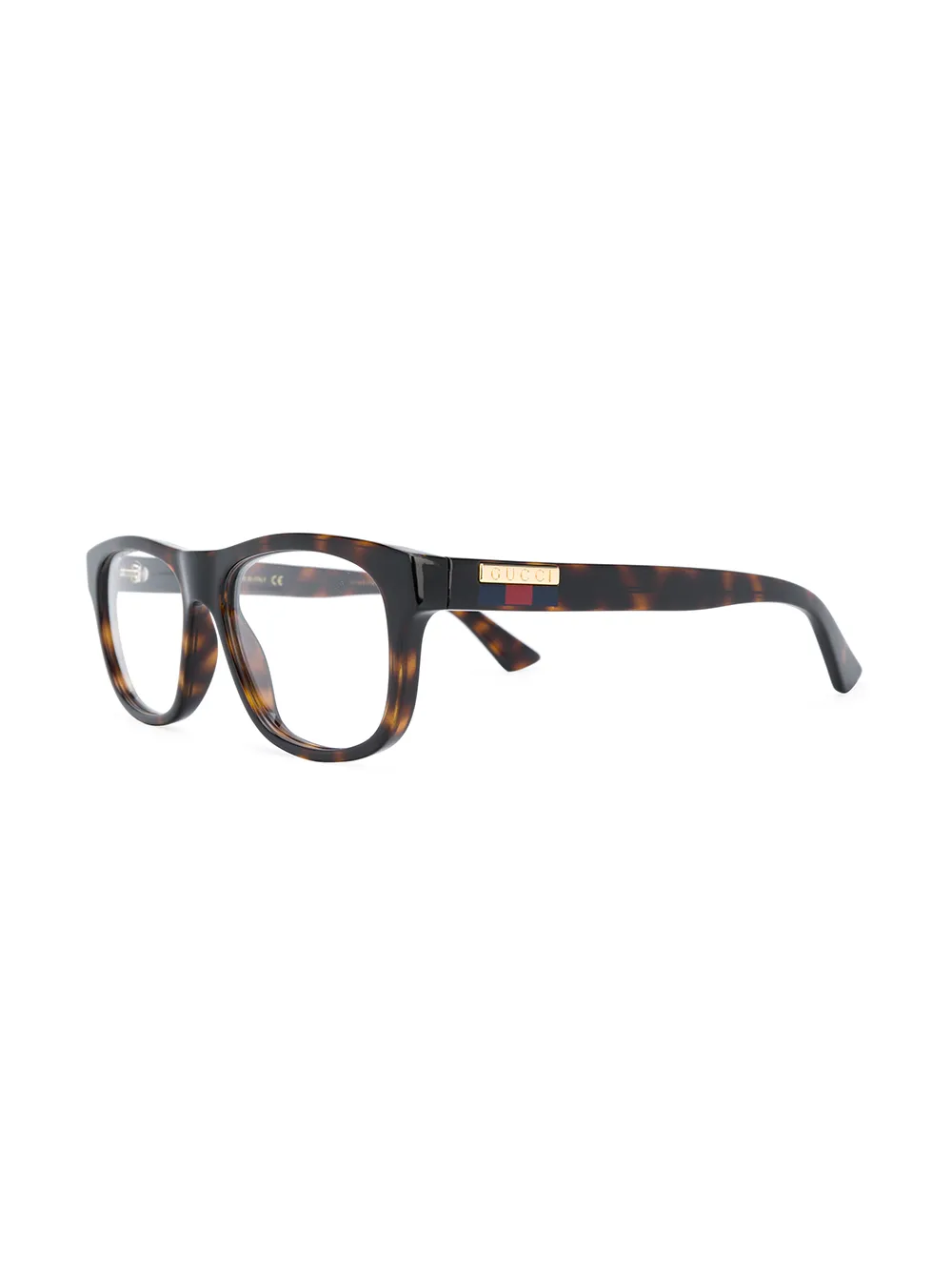 Gucci Eyewear logo plaque rectangular-frame glasses | Image 2