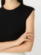 Image 2 of Etienne Perret ceramic band diamond ring