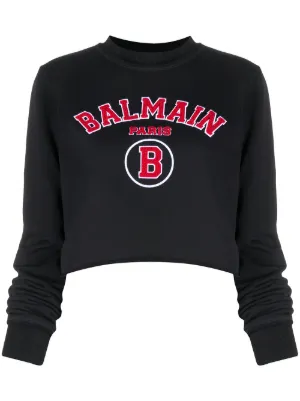 Sweatshirts für Damen von Balmain Farfetch Sweatshirts für Damen von Balmain Farfetch