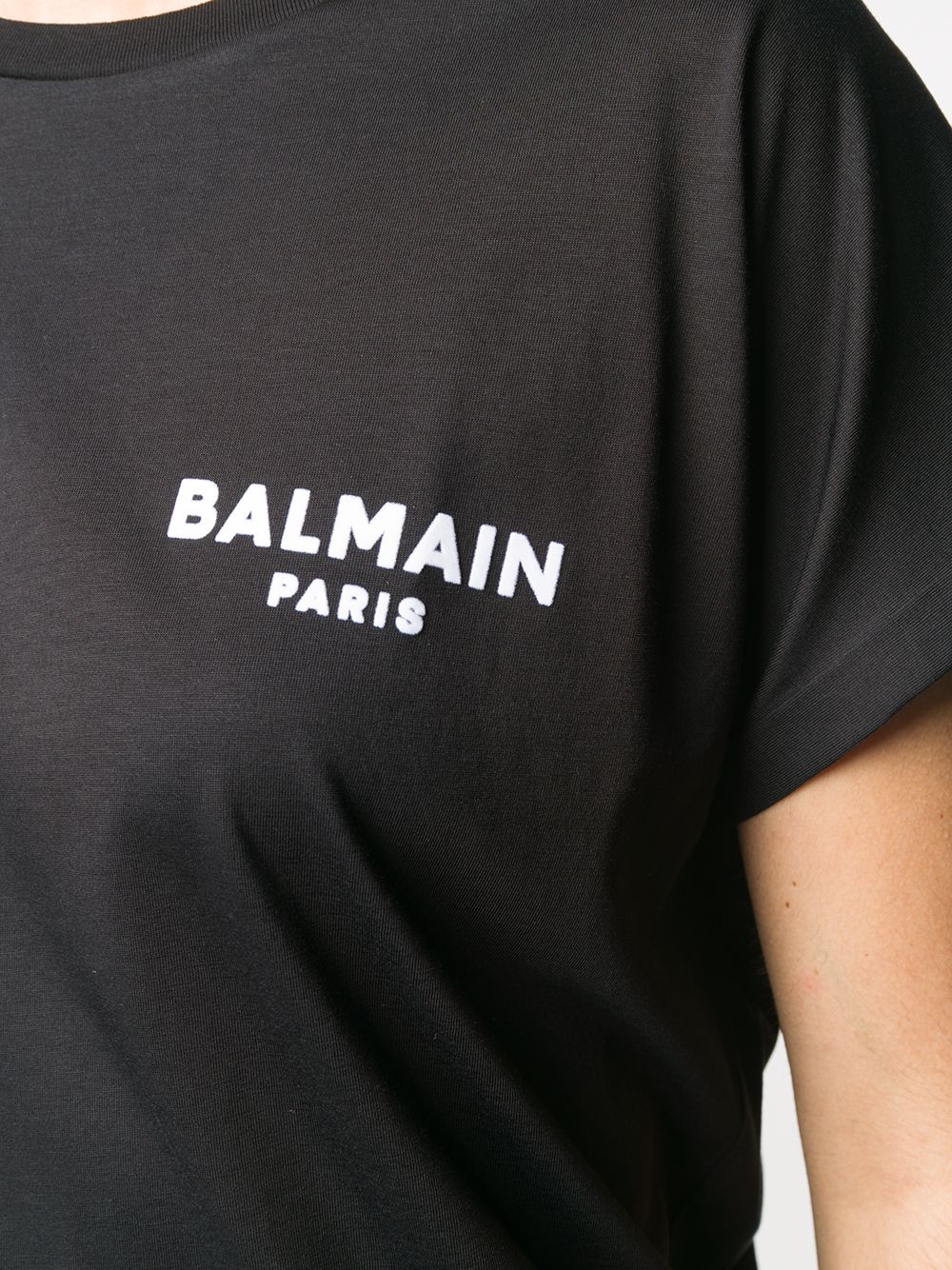 фото Balmain футболка оверсайз с логотипом