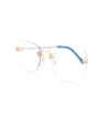 Fred oval-frame glasses