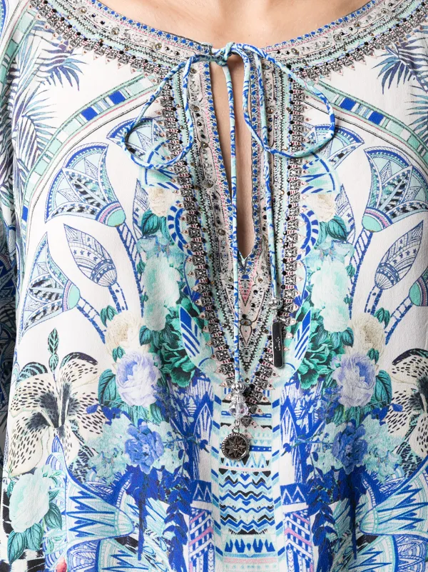 camilla blue kaftan