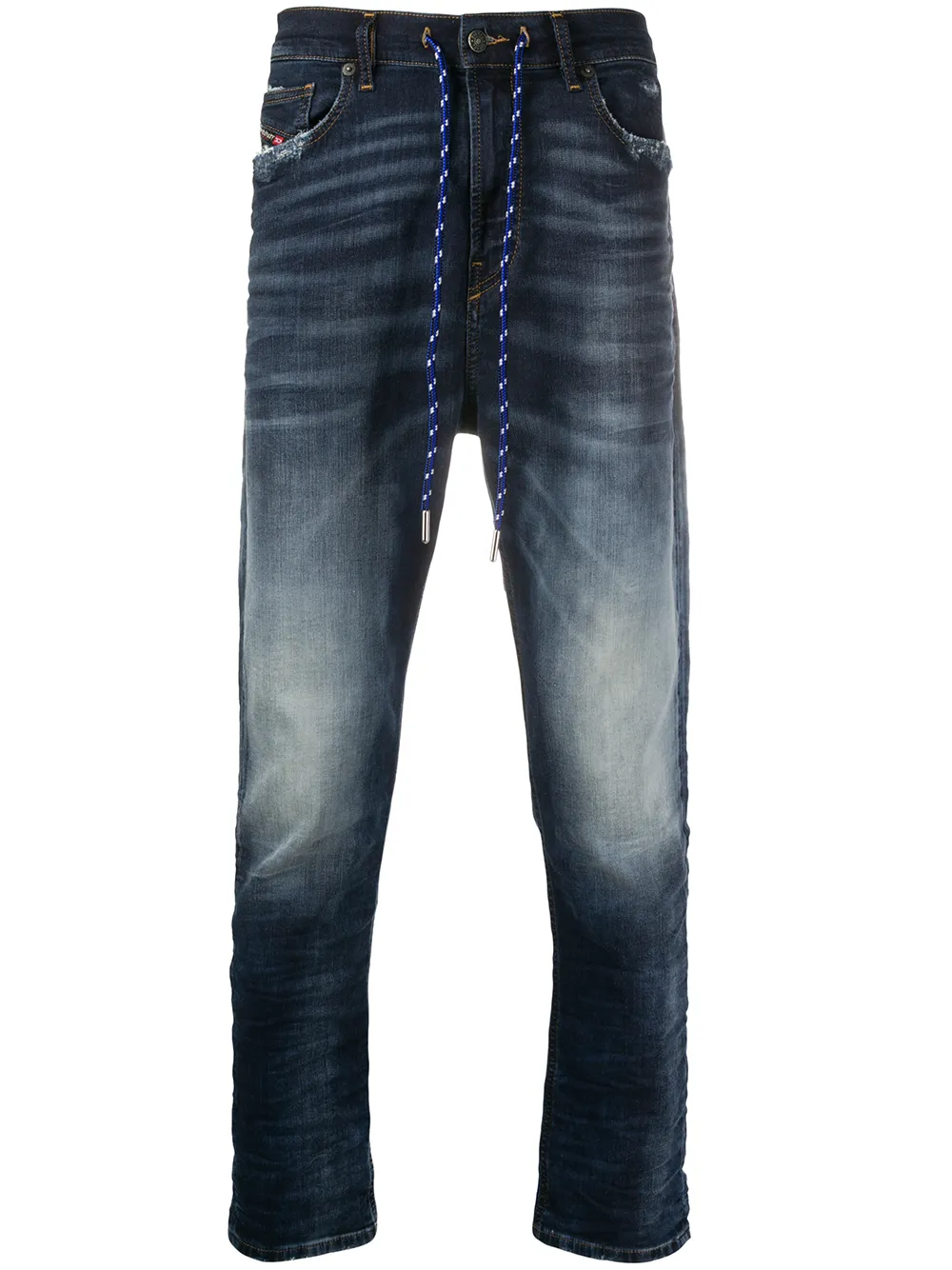 Diesel Jeans D-Vider con taglio a carota - Blu
