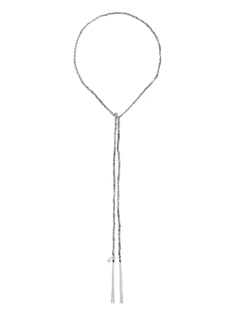 Carolina Bucci 18kt 'Lucky Health' Weißgoldhalskette mit Anhänger