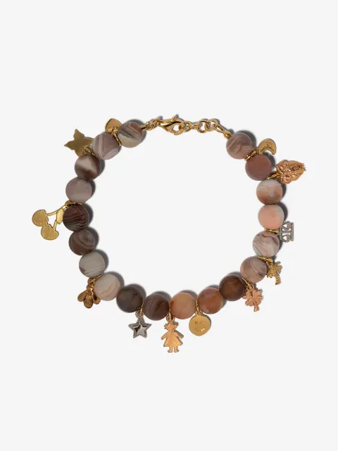 Carolina Bucci 18kt gold Lucky Charm sunstone bracelet
