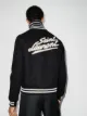 Saint Laurent logo-embroidered varsity jacket