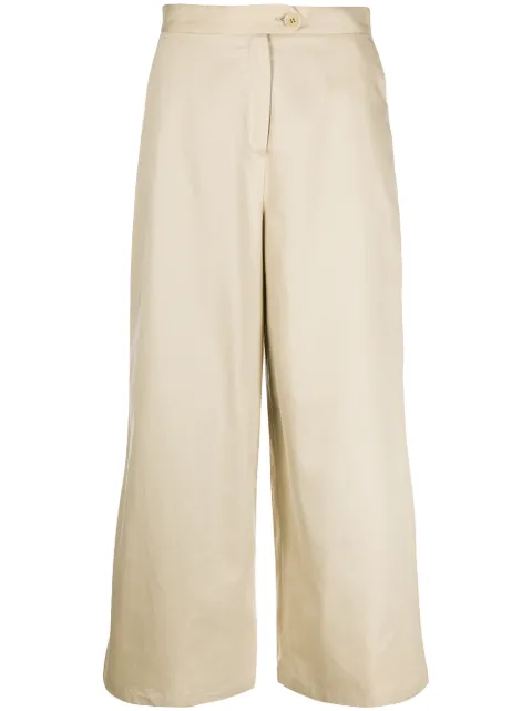 ASPESI wide-leg cotton trousers