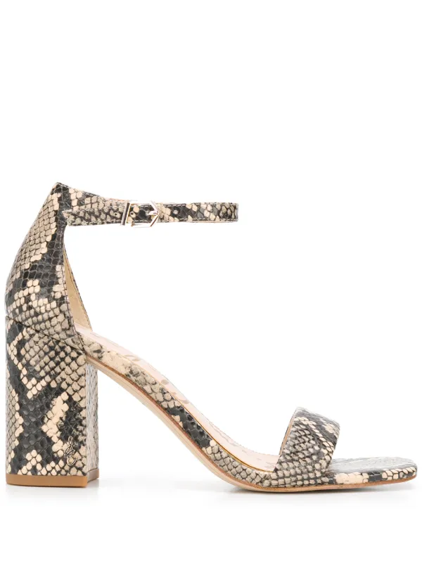 sam edelman snake print sandals