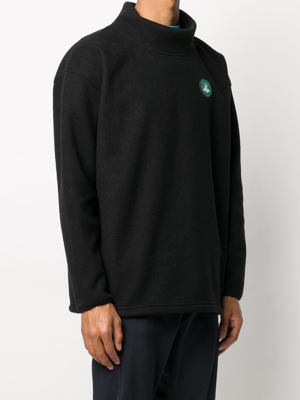 фото Société anonyme funnel neck fleece jumper